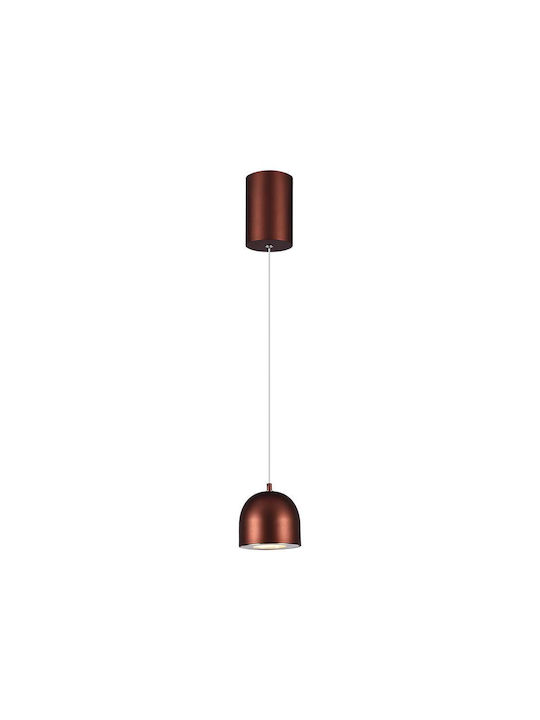 V-TAC Pendant Light LED with Warm White Light Bronze