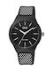 Q&Q Women's Watch with Black Rubber Strap