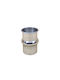Metallic Napkin Holder Silver 7.2x7.2cm DISM0118