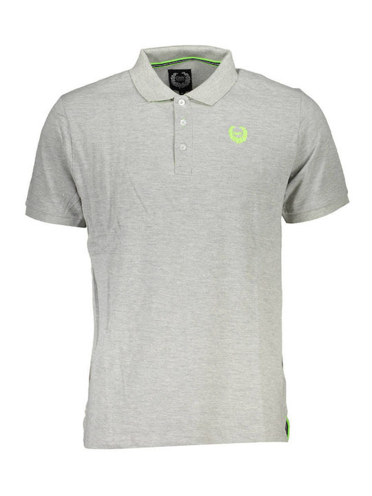 Gian Marco Venturi Herren Shirt Kurzarm Polo Gray