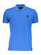 Gian Marco Venturi Men's Short Sleeve Blouse Polo Blue