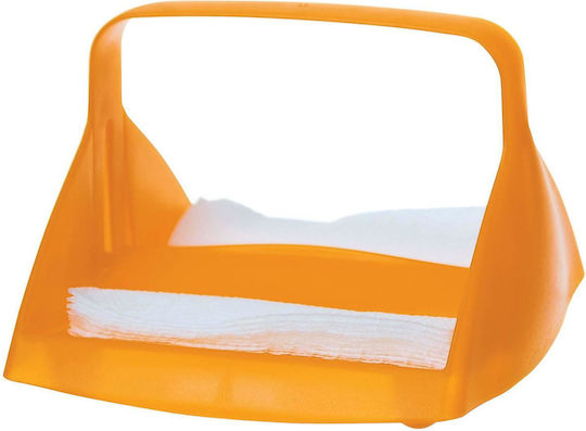 Excelsa Χαρτοπετσετοθήκη Πλαστική Πορτοκαλί 22x20cm 42388