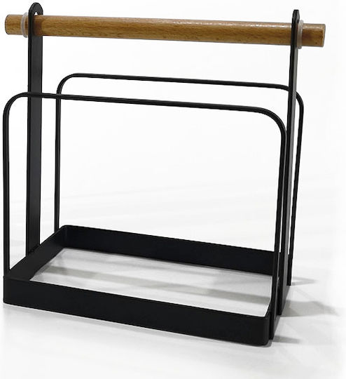 General Trade Metallic Napkin Holder Black 14.5x10.5x16cm 24328322