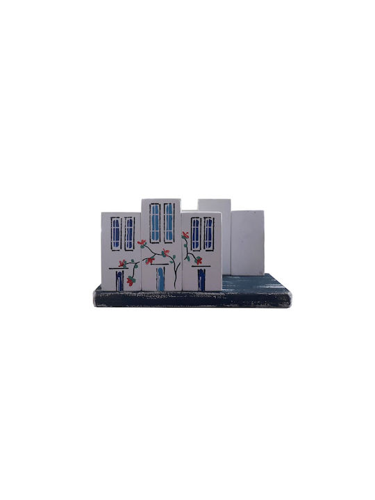 Kapadakis Wood Art Serviettenhalter Mehrfarbig 15x12x6cm 6108