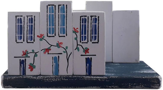 Kapadakis Wood Art Χαρτοπετσετοθήκη Ξύλινη Πολύχρωμη 15x12x6cm 6108