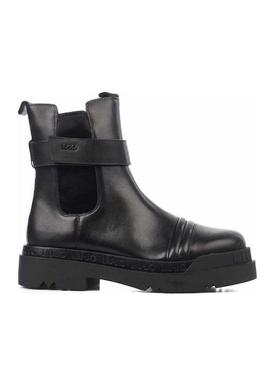 Liu Jo Love Ankle Boots Μαύρα