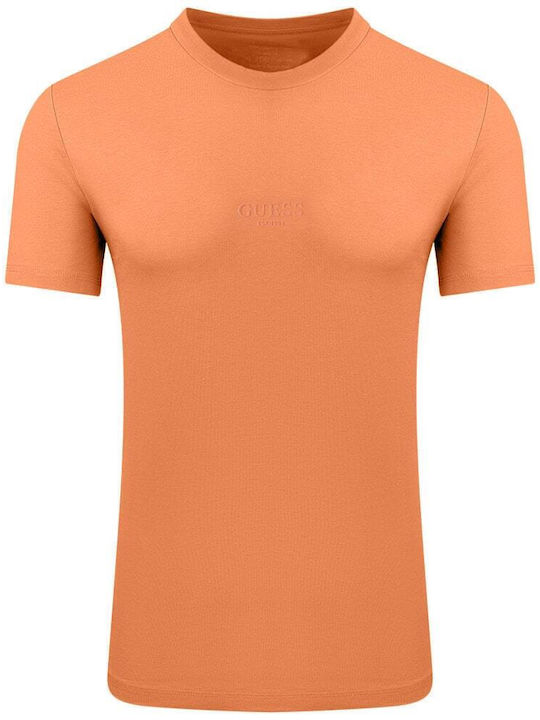 Guess Men's T-shirt Orange