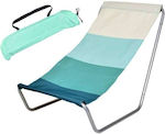 Beach Armchair/Sunbed Waterproof Blue 52x60x94cm