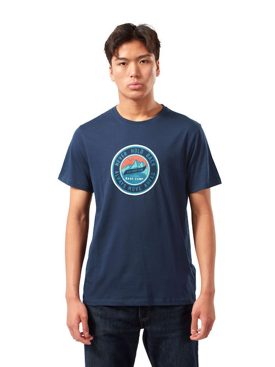 Craghoppers Herren T-Shirt Kurzarm Blau