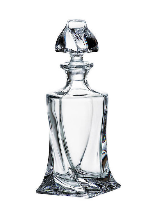 BOHEMIA QUADRO crystal liqueur decanter 500 ml