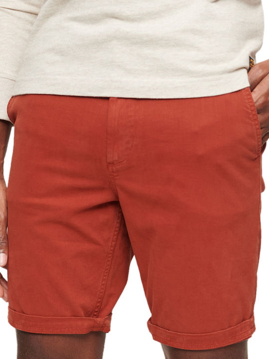 Superdry Ανδρική Βερμούδα Chino Καφέ