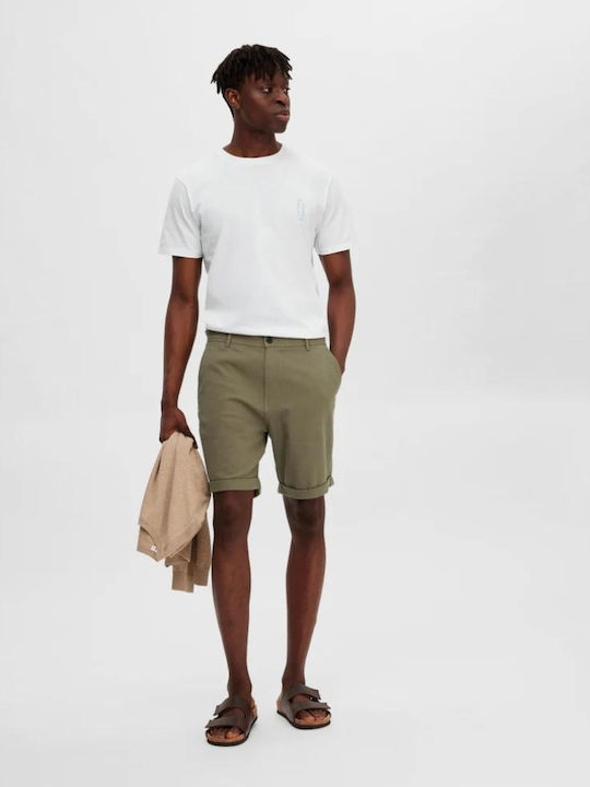 Selected Men's Shorts Chino Khaki