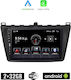 Kirosiwa Sistem Audio Auto pentru Mazda 6 2008> (Bluetooth/USB/WiFi/GPS/Apple-Carplay/Android-Auto) cu Ecran Tactil 9"