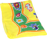 Rima Beachwear Παιδική Πετσέτα Θαλάσσης Κίτρινη 115x85εκ.