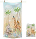 Soap Tales Kinder-Strandtuch Beige 140x70cm