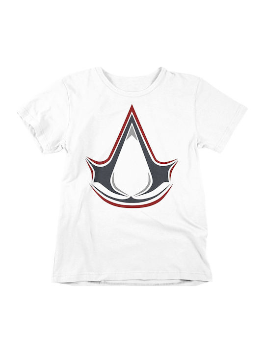 Softworld T-shirt Assassin's Creed Logo σε Λευκό χρώμα