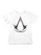 Softworld T-shirt Assassin's Creed Logo σε Λευκό χρώμα