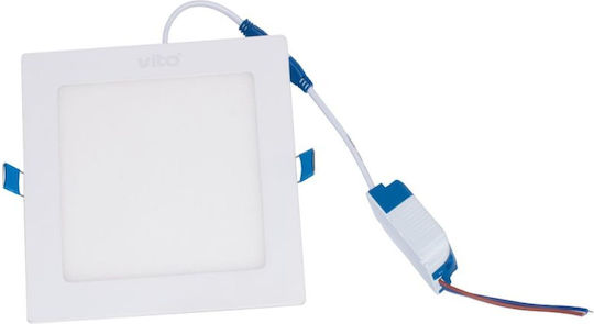 Vito Χωνευτό LED Panel 6W 105x105εκ. Vito Χωνευτό LED Panel 6W 105x105εκ.