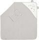 Petit Beguin Kids Beach Poncho Gray 75 x 75cm