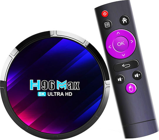 H96 Max TV Box Max RK3528 8K UHD cu WiFi USB 2.0 / USB 3.0 2GB RAM și 16GB Spațiu de Stocare cu Sistem de Operare Android 13.0