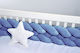 Baby Oliver Πάντα Πλεξούδα Εσωτερική Μπλε 24x200cm