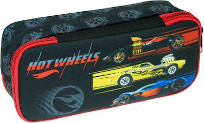 Gim Hot Wheels Pencil Case Barrel with 2 Compartments Multicolored