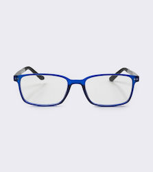 Frog Optical Lesebrillen +2.50 in Blau Farbe F238
