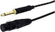 GBC Cable XLR female - 6.3mm male Μαύρο 3m 14.1701.53