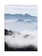 Walls Poster Ceață Pe Vârfuri De Munte 15x20cm