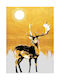 Walls Poster Deer In The Wood 15x20cm