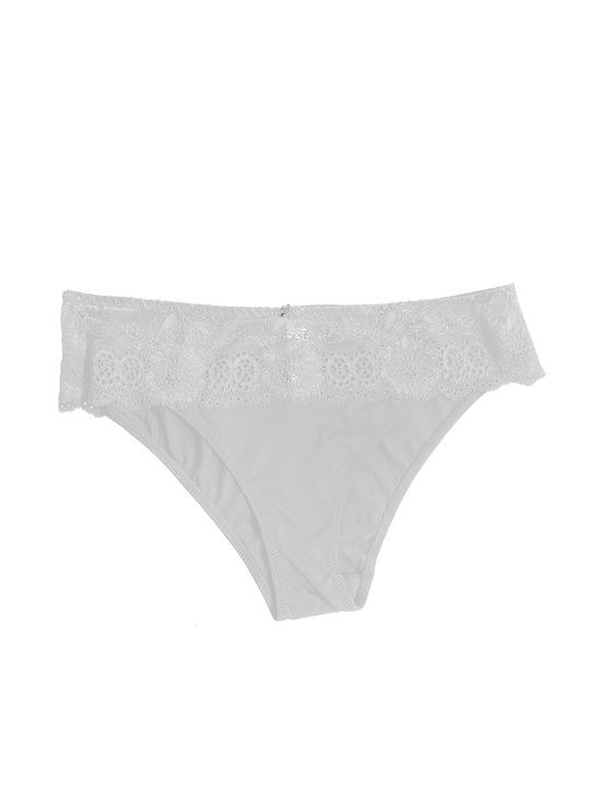 Leilieve Cotton Women's Slip with Lace White