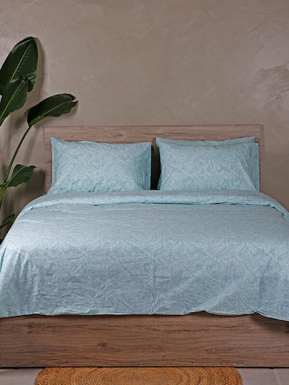 Sunshine Cotton Feelings 2040 Σετ King Size 4τμχ 260x270εκ. Aqua Sunshine Cotton Feelings 2040 Σετ King Size 4τμχ 260x270εκ. Aqua