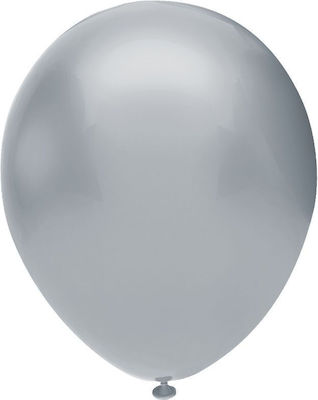 Set of 15 Balloons Latex Silver 33cm