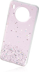 Naxius Glitter Back Cover Silicone Pink (Huawei...