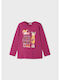 Mayoral Kids Blouse Long Sleeve Fuchsia