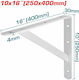 Total Winkelmesser Metallisch Länge 40cm