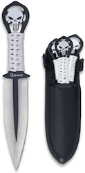 Albainox Skull White Throwing Knife with Sheath Set 3 Pieces Albainox Skull White Throwing Knife with Sheath Set 3 Pieces