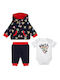 Guess Baby Bodysuit Set Long-Sleeved with Pants Navy Blue