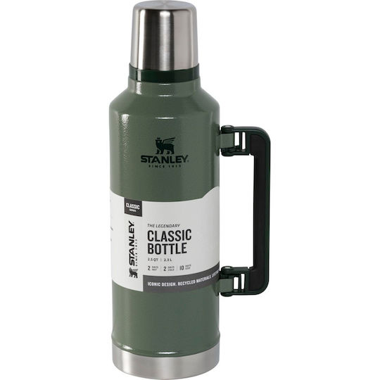 Stanley Classic Legendary Bottle Thermos Stainless Steel BPA Free 2.3lt Matte Black with Handle