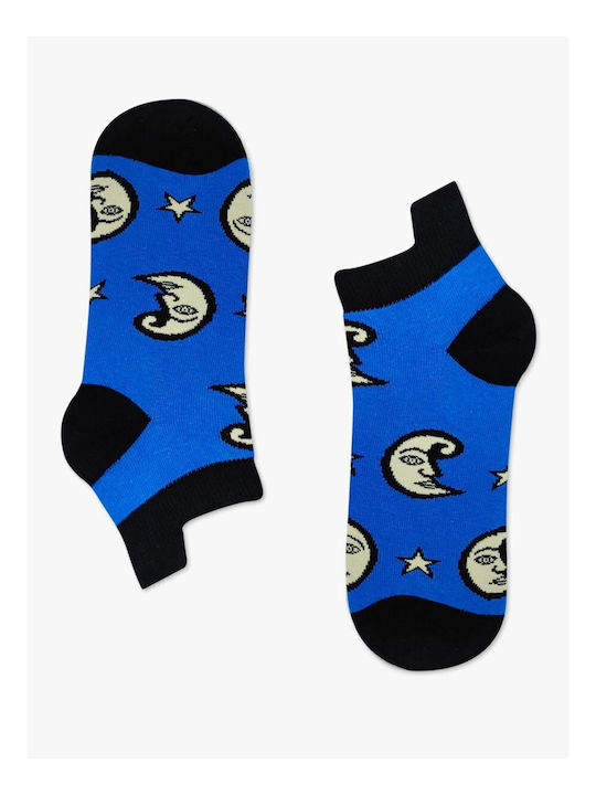 Axidwear Patterned Socks Blue