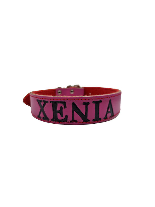 ByLeather Dog Collar 60cm Small Pink