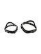 Gappay Hundehalsband Leder in Schwarz Farbe 63cm