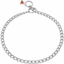 Sprenger Choke Chain in Silver Color Small 2mm x 35cm