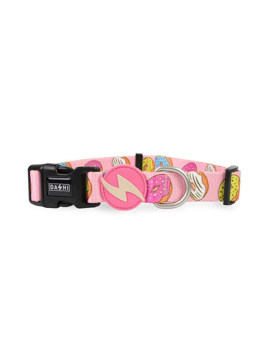 Dashi Donut Dog Collar Large Pink