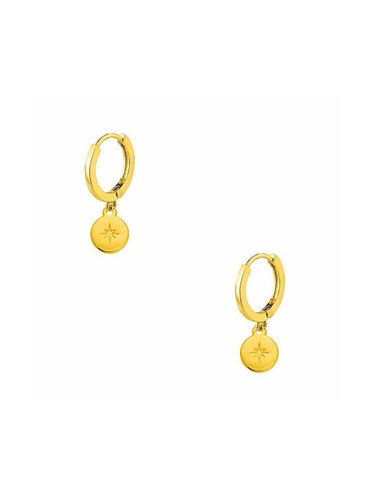 Amor Amor Earrings Hoops Gold Plated