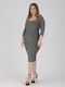 Mini Evening Dress Silver