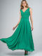 Bellino Καλοκαιρινό Maxi Φόρεμα Πράσινο