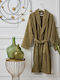 Cokitex Pure Bathrobe with Collar Olive 440gr/m²