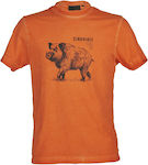 Univers T-shirt in Orange color