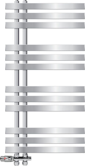 ECD Germany Iron M Handtuchhalter Badezimmer 1000x500 Silber